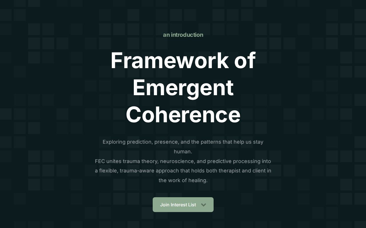 Framework of Emergent Coherence